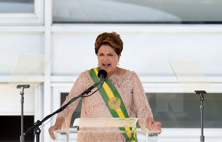 Tổng thống Brazil Dilma Rousseff.